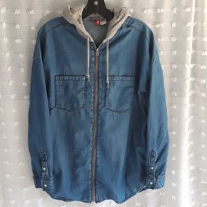 [Divided] Denim Hooded Jacket